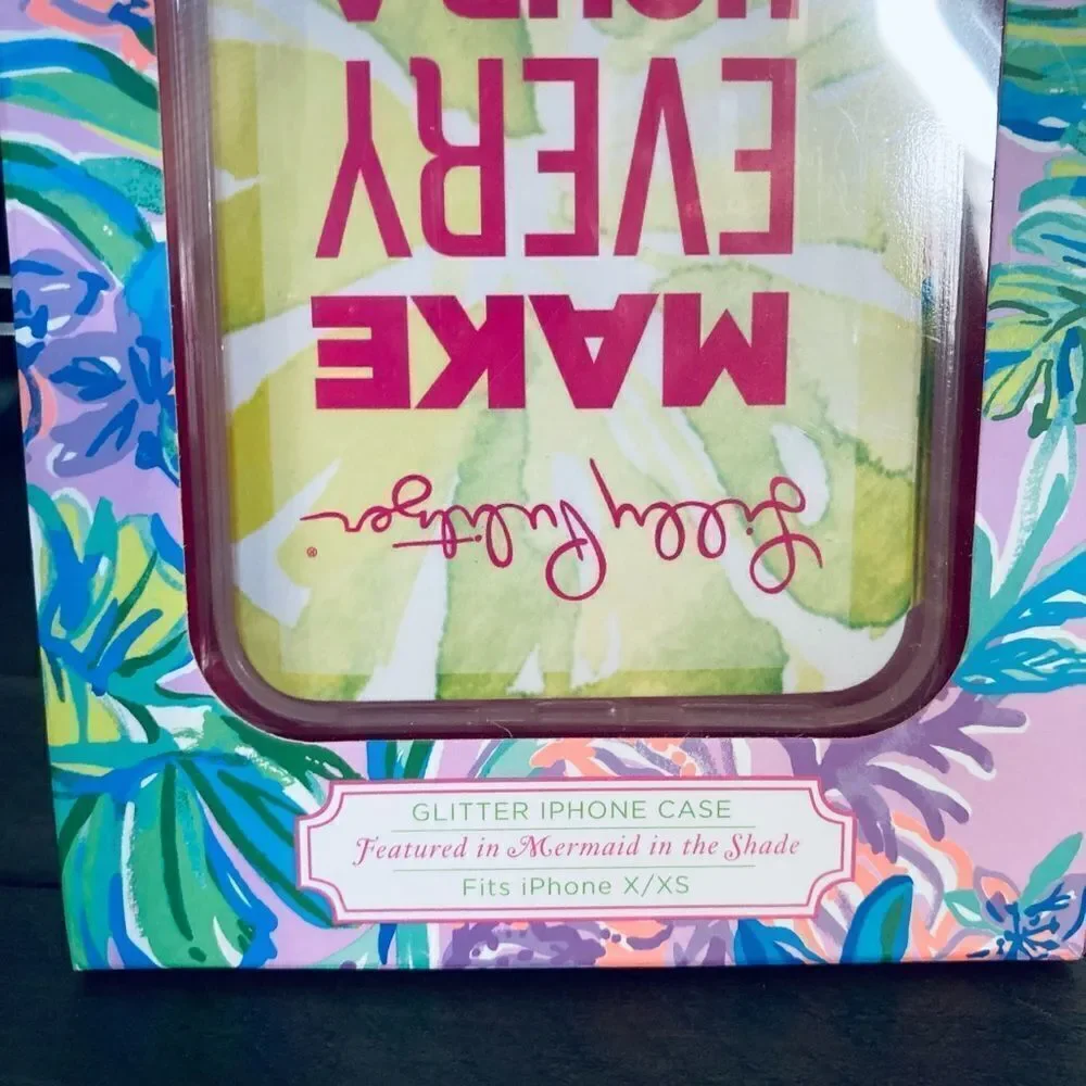 Lilly Pulitzer Mermaid in the Shade Apple iPhone Case Cover X/XS